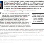 Interview met Proffesor Dr. Erik Scherder